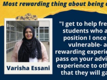 Most rewarding part of being a peer facilitator 2019-2020